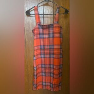 Plaid Mini Dress